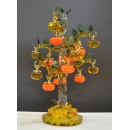 y15751 琉璃水晶玻璃-水晶飾品系列-大柿子樹